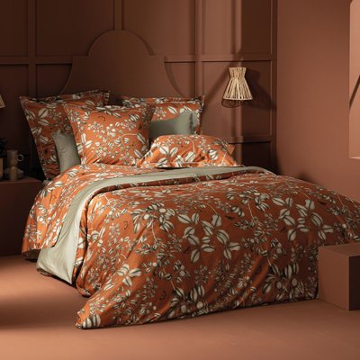 Housse de couette satin de coton 120 fils FLEURS D'ORANGER GARNIER-THIEBAUT