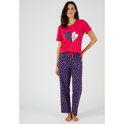 T-shirt de pyjama pur coton peigné DAMART