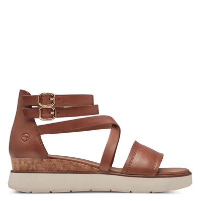 Sandale à talon en cuir TAMARIS