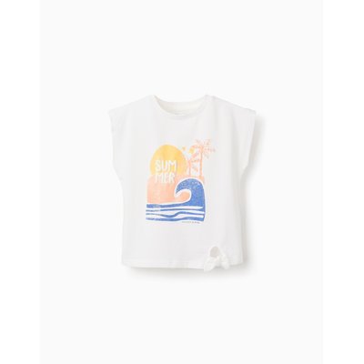 T-shirt avec Imprimé et Nœud Décoratif ZIPPY