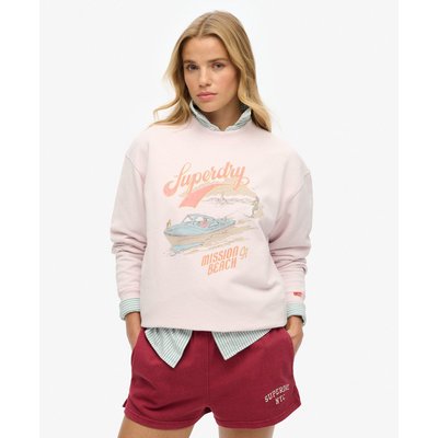 Sweat ras du cou ample à motif Souvenir SUPERDRY
