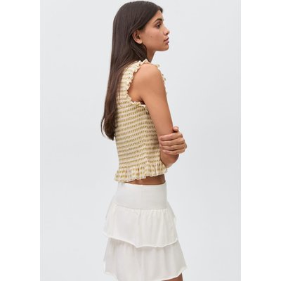 Mini jupe short à volants MANGO TEEN