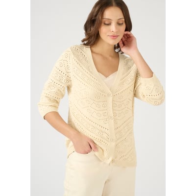 Gilet maille ajourée DAMART