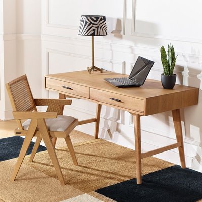 Bureau 2 tiroirs en chêne BROOKLYN ROBIN DES BOIS