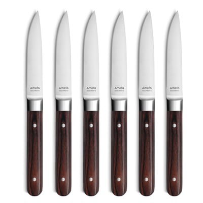 Coffret 6 couteaux steak - FUSION AMEFA