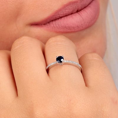 Bagues en Diamant/or 750/1000/saphir et Saphir CLEOR