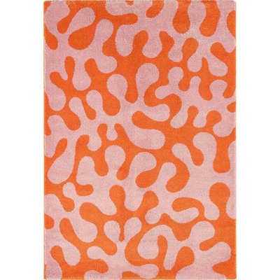 Tapis intérieur à poils longs Swing 384 rose 160 x 230 cm JARDINDECO