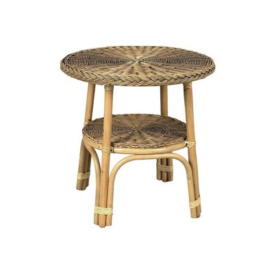 Table ronde en rotin AUBRY GASPARD