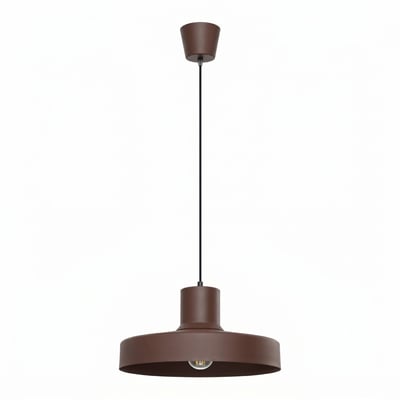 Suspension Acier Marron E27 1 BILO EDEN