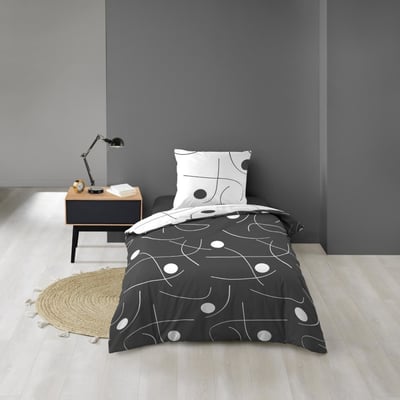 Housse De Couette 140x200 + 1 Taie D'oreiller Sonate DECORATIE