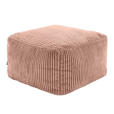 Repose-pieds carré velours côtelé Oeko-Tex® - AMARA ICON