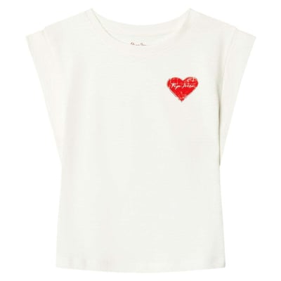 T-Shirt Sans Manches Imprimée PEPE JEANS
