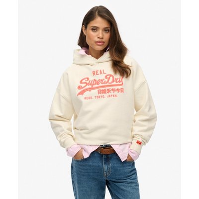 Sweat à capuche décontracté fluo Vintage Logo SUPERDRY