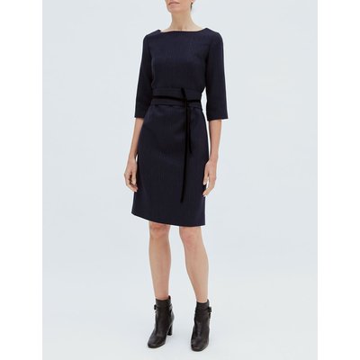 Robe Justine en laine bleu marine INES DE LA FRESSANGE PARIS