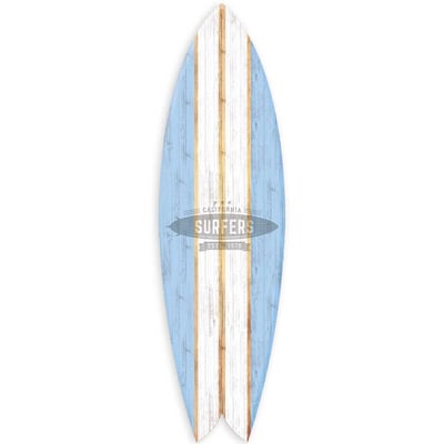 Planche Déco Surf California Surfers 1978 HEXOA