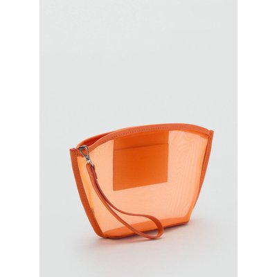 Trousse de toilette en maille filet MANGO