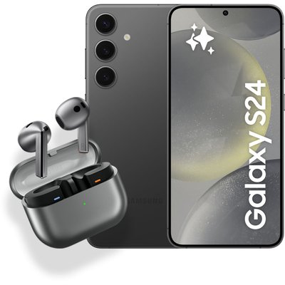 Smartphone Pack S24 Noir 128Go + Buds 3 Gris SAMSUNG