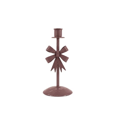 Bougeoir nœud en métal 25cm HASHTAG DECO