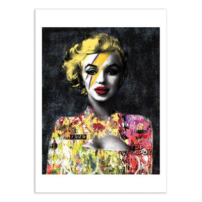 Affiche d’art 50 x 70 cm - Marylin - Mr Pablo Costa WALL EDITIONS