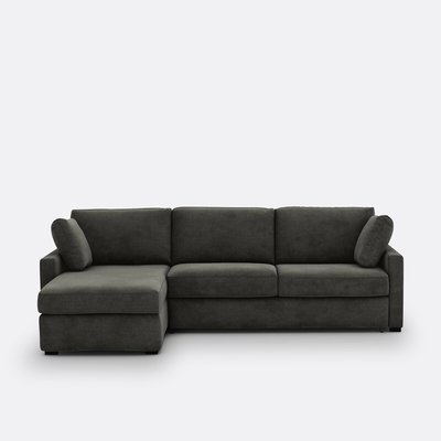 Hoekbank-bed, getextureerde stof, latex, Timor LA REDOUTE INTERIEURS