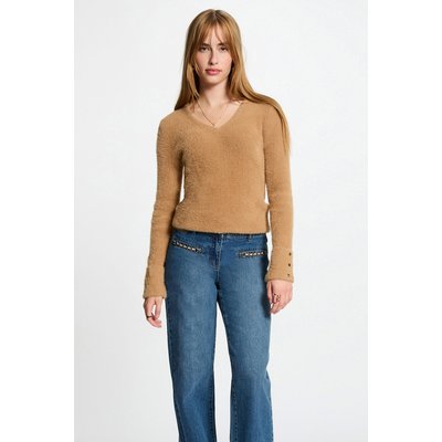 Pull col V en fine maille MORGAN