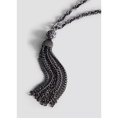 Collier pendentif à détail fleur MANGO