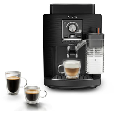 Expresso Broyeur Intensity Lait, Machine espresso automatique, 5 boissons EA5028E0 KRUPS