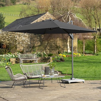 Voyager Dual Tilt Easy Adjustable Cantilever Parasol (2.7mx2.7m) SO'HOME