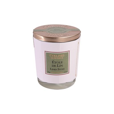 Bougie Parfumée Cire Végétale ÉTOLE DE LIN COLLINES DE PROVENCE