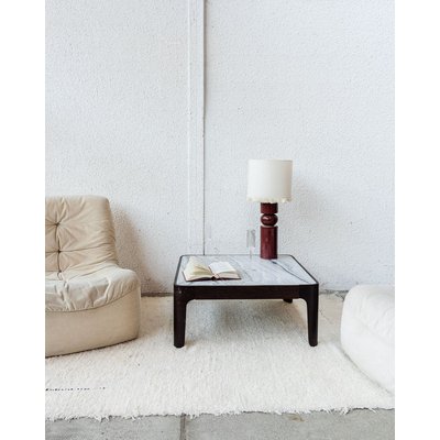 Table basse en marbre Liv N°169 - Bon état DEBONGOUT