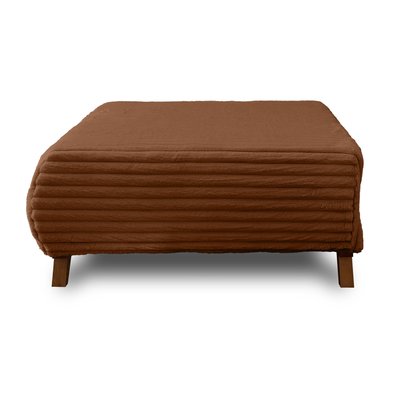 Pouf en velours côtelé  - CRISTAL LISA DESIGN