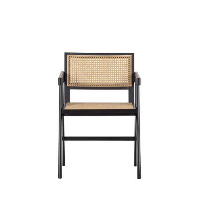 Chaise en bois et rotin - GUNN WOOOD