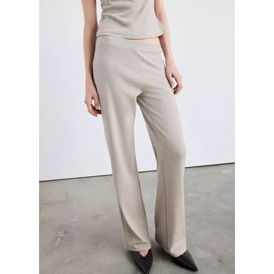 Pantalon droit côtelé MANGO