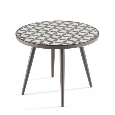 Table basse de jardin motif MOSAIC OVIALA