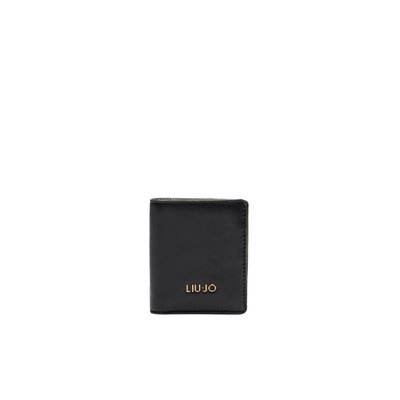 Porte-cartes noir zippé LIU JO