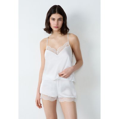 Short de pyjama satiné détails dentelle PROMISE ETAM
