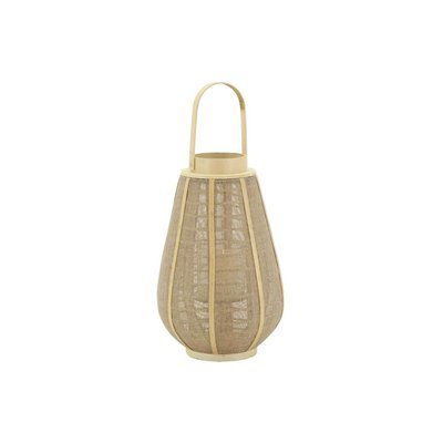 Lanterne bois et jute naturel H 41 AUBRY GASPARD