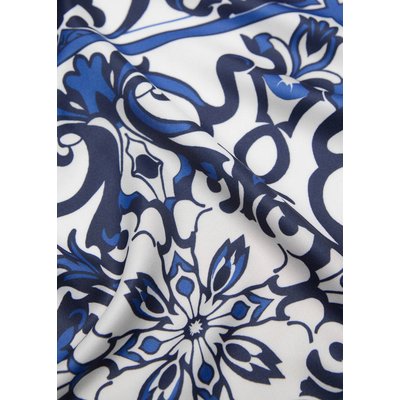 Foulard imprimé carreaux MANGO