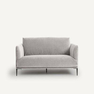 2-Sitzer-Sofa Oscar, Samt Stonewashed, Design by E.Gallina AM.PM