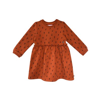Robe myrtille molleton manches longues enfant SUCRE D'ORGE