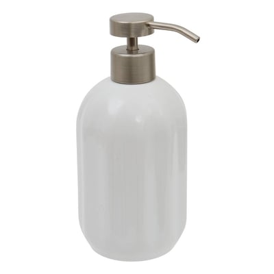 Distributeur de savon rond en grès COLORAMA 5FIVE SIMPLY SMART