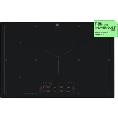 Plaque induction EIS87553IZ SaphirMatt 80cm Anti-rayures et Zone Flex ELECTROLUX
