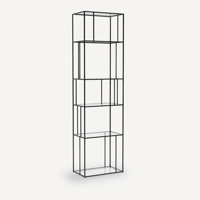 Книжный стеллаж из металла и стекла Parallel AM.PM