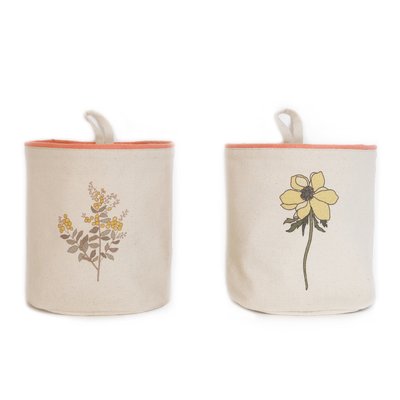 Set 2 paniers de rangement à suspendre, FLORA NATTIOT
