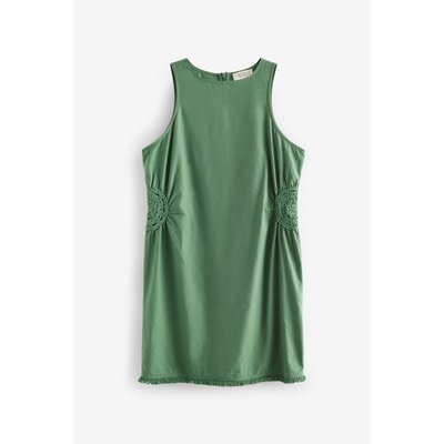Robe d'été mi-longue avec lin sans manches NEXT