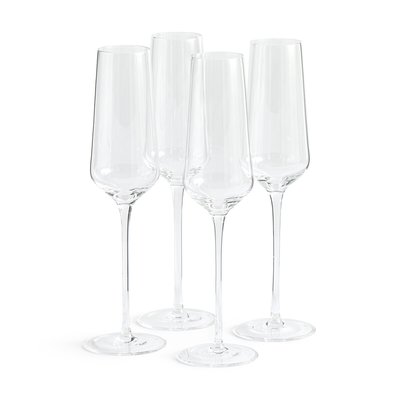 Lot de 4 flûtes à champagne, Zonza LA REDOUTE INTERIEURS