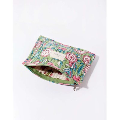 Petite pochette matelassée coton imprimée LISETTE LA FIANCÉE