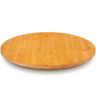 Plateau rond en bambou rotatif 40cm WADIGA