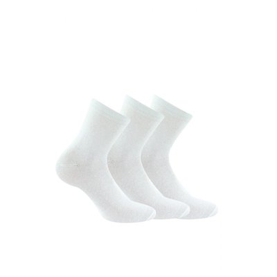 Lot de 3 paires socquettes unies KINDY