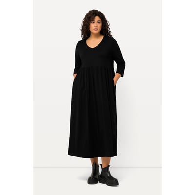 Robe en jersey avec poches, couture empire ULLA POPKEN